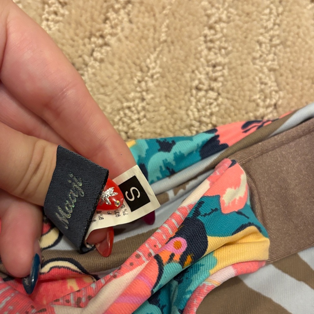 Maaji Multicolor Floral Bikini Bottom - Picture 2 of 3